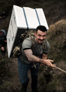 man v fridge