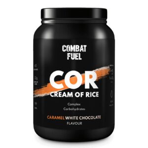 cream of rice caramel white chocolate flavour