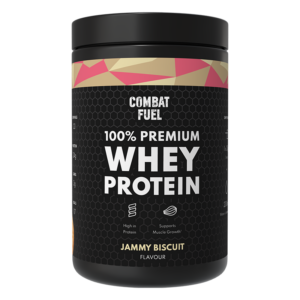 premium whey protein 1kg 33 servings jammy biscuit flavour